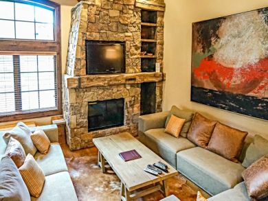 Living Area with Fireplace